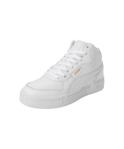 PUMA , Unisex-Adult, CA Pro Mid, White-Team Gold, Sneaker, 6UK, (40255501)