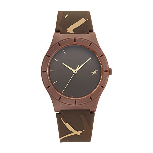 Fastrack Tees Café Analog Brown Dial Women’s Watch-68021PP01W