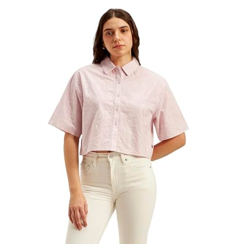 Levi’s Women’s Textured Spread Collar Shirt