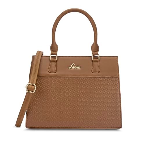 Lavie Women’s Bot Zeline Solid Satchel Bag for Women | Satchel Handbag for Work | Ladies purse | Stylish Shoulder Bag | Gift for Women