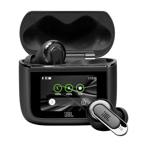 JBL Award Wining Tour Pro 3 Earbuds with ANC 2.0, Hi-Res LDAC Audio,Dual Drivers with Spatial 360 Sound, 6 Mics – Perfect Calls with Crystal AI,Smart Charging Case, BT 5.3 Auracast, Low Latency, Black