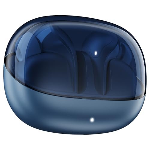 Boat 2025 Launch Airdopes Plus 311,Glass Design,ENx Tech,50 H Battery, Fast Charge, Stream Ad Free Music via App Support, Bluetooth Earbuds, TWS Ear Buds Wireless Earphones with mic (Midnight Blue)