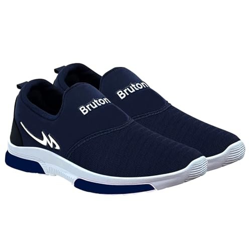 BRUTON Trendy Gym Shoes Sports Shoes | Running Shoes for Men Blue, Size : 7