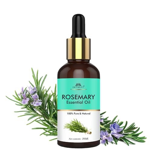 INTIMIFY Rosemary Essential Oil For Hair Growth, Reduce Acne, Moisturize Skin For Men & Women 30 ml