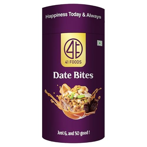 41 Foods Premium Classic Date Bites | Dates Burfi | 200g