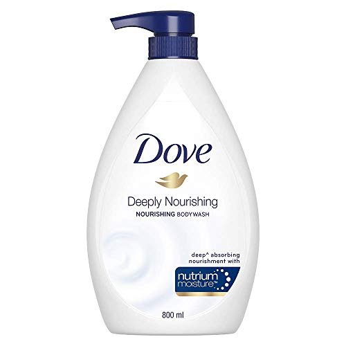 DOVE Nourishing Bodywash, 825ml, for Soft and Smooth Skin, with Triple Hydration Serum & Glycerine, Dermatologically Tested, Paraben-Free, Sulphate-Free