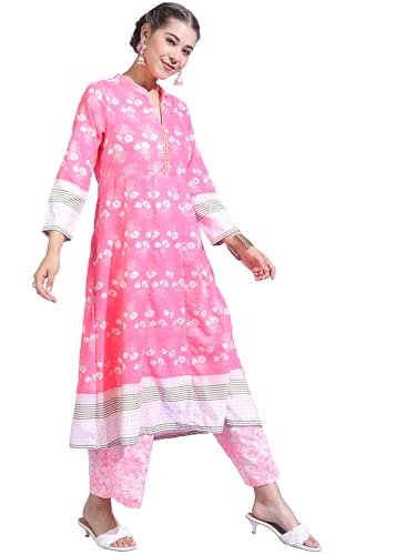 Vishudh Women ROUND NECK ETHNIC SET VNK3003004 Multicolor S