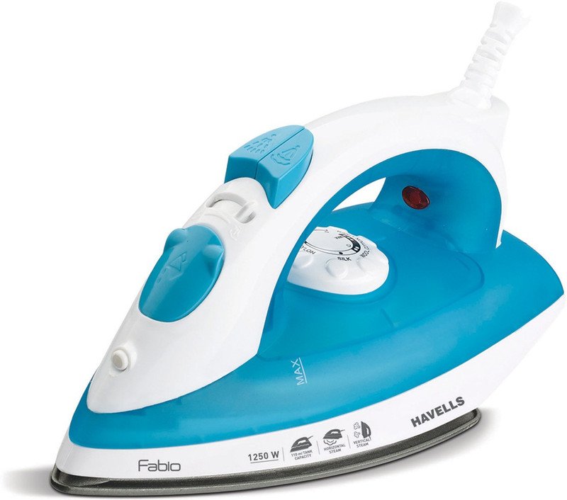 HAVELLS fabio 1250 W Steam Iron(Blue)