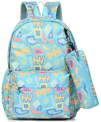 BEAUTY GIRLS BY HOTSHOT || Platinum Series || Limited Edition ||Light Blue ||Bag for Girls and Women Waterproof School Bag (Light Blue, 15 L)