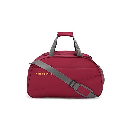 Aristocrat Polyester 50 Cms Small Duffle Bag (Red)