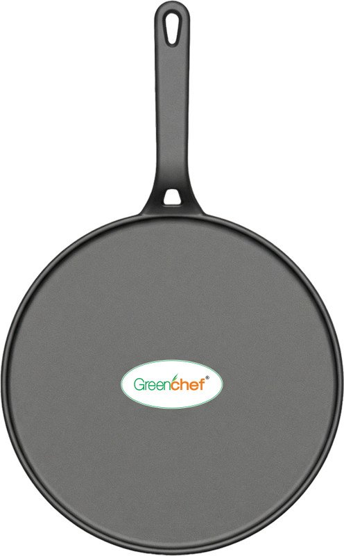 Greenchef pre seasoned Tawa for Dosa/Roti/Chapathi 280mm – Zesto Tawa 28 cm diameter(Cast Iron)