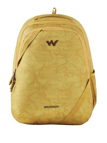 Wildcraft Bravo 3 Compartment Backpack 35 L (12955) (Digi_Camo : Yellow)