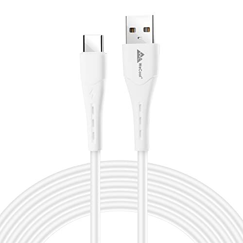 Wecool Unbreakable Soft 5A Type C Cable Supports Fast Charging, Quick Charging, Dash Charging and Warp Charging, 1 Mtr Charging Cable, Compatible with OnePlus, Oppo and VIVO Smartphones