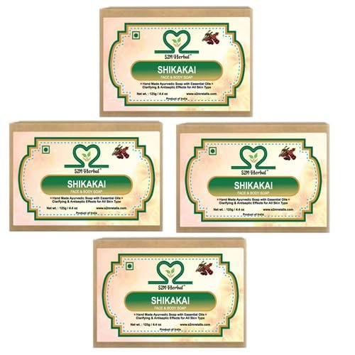 S2M Herbal Shikakai soap (4 x 125 g)
