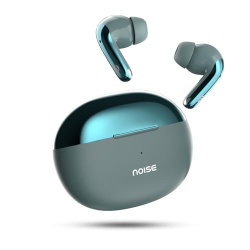 Noise Buds Verve 2 in-Ear Truly Wireless Earbuds with Chrome Finish, 50H of Playtime, Quad Mic with ENC, 13mm Driver, Instacharge(10 min=200 min), BT v5.3(Iceberg Blue)