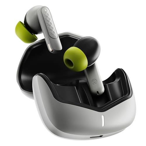 GOBOULT Z40 V2.0 with 70H Playtime, Quad Mic ENC, 45ms Low Latency, 13mm Bass, Legacy Continues, IPX5, Bluetooth 5.4, TWS Truly Wireless in Ear Earbuds (Onyx Grey)