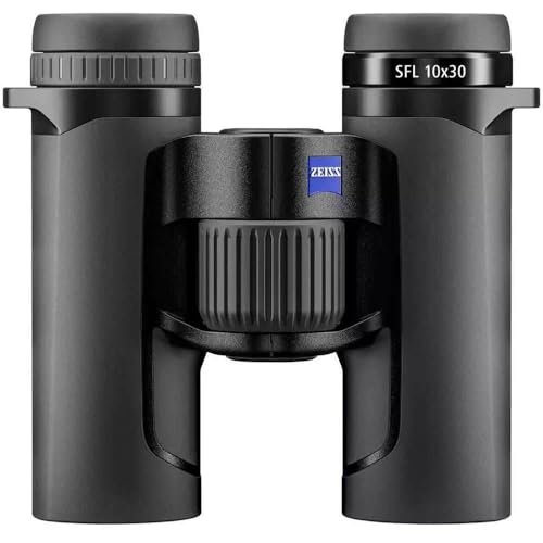 ZEISS SFL Binocular 10X30 Binocular, Black (SmartFocus Lightweight, 90% Light Transmission, Ultra-High-Definition, Water Resistance)