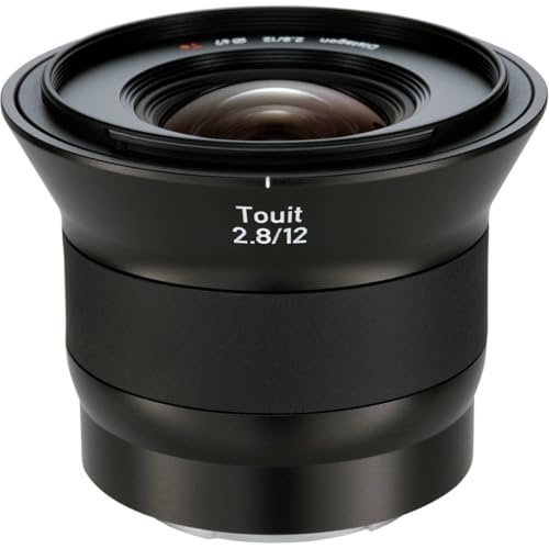 Zeiss Touit 2.8/12 Wide-Angle Camera Lens for Sony E-Mount Mirrorless Cameras, Black, (000000-2030-526)