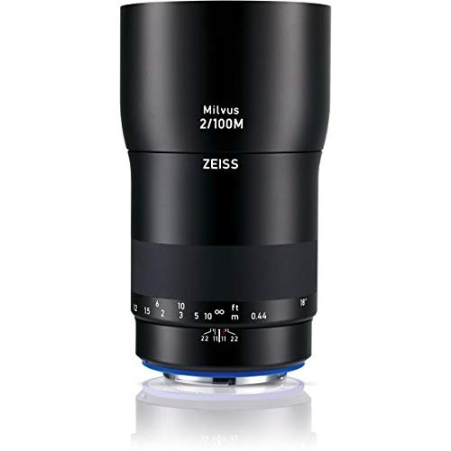 ZEISS Milvus ZE 2/100M Macro Camera Lens for Canon EF-Mount SLR/DSLR Cameras