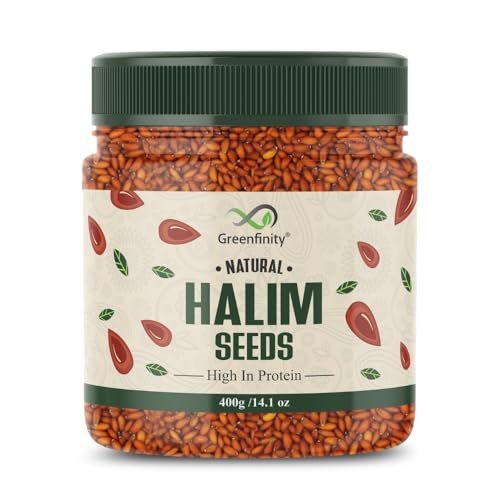 GreenFinity Halim Seeds – 400g | Aliv Seeds | Halim Seeds for Eating | Immunity Booster Superfood | Garden Cress Seeds.