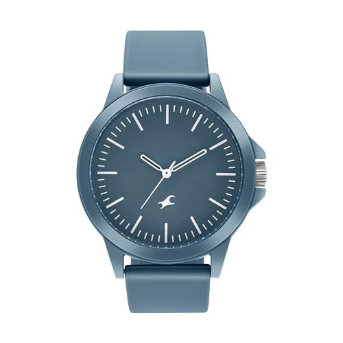 Fastrack Quartz Analog Blue Dial Blue Silicone Strap Unisex Watch – NT38024PP69W