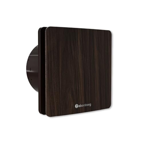atomberg Studio Exhaust 6 Inches | Suitable for Bathroom, Kitchen | BLDC Motor | Easy to Clean | 2 Year Warranty (Dark Wood)