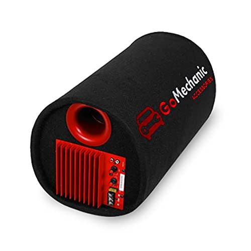 GoMechanic Taurus T2, 5000 Watt-Basstube Subwoofer with Built in Amplifier-(10 Inch)