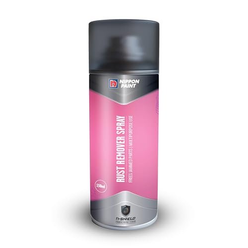 Nippon Paint n-Shield Rust Remover Spray 150 ml | Removes Rust from Metal Surfaces | Cleans Restores Shine | Protects Against Corrosion | Easy Application | Asia Pacific’s No.1 Paint Brand