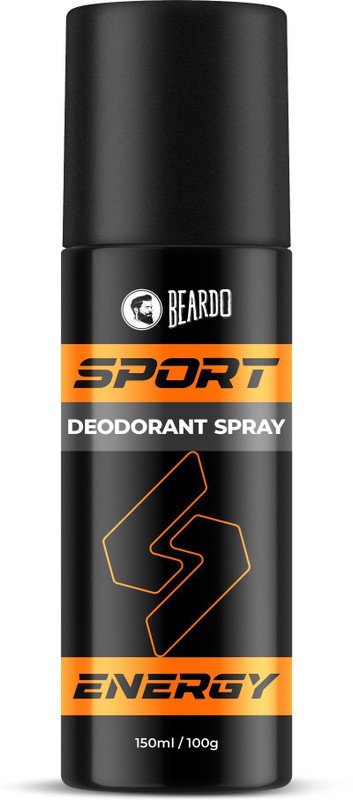 BEARDO Sport Energy Deodorant Body Spray | Long Lasting Deo | Perfume Body Spray  –  For Men(100 g)