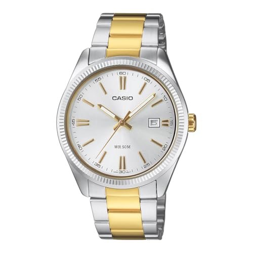 Casio Enticer Men MTP-1302PSG-7AVEF Analog Silver Dial Men (A2370)