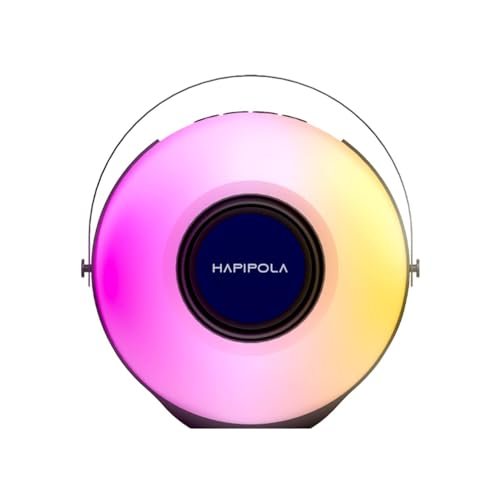 HAPIPOLA Party Star-III Portable Bluetooth Speaker, USB & TF Card Input, AUX Input, 3000mAh Battery, RGB Light, 30W Speaker