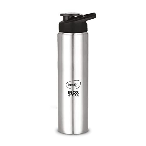 Pigeon by Stovekraft Stainless Steel INOX Hydra 1000 Drinking Water Bottle 900 ml – Silver (Pack of 1)