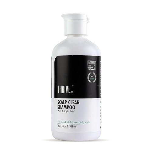 ThriveCo Anti Dandruff Scalp Clear Shampoo| Dandruff Treatment | Daily Use Shampoo With Zenscalpin™, Hyaplex™, Salicylic Acid | For Dandruff, Flaky & Itchy Scalp | For Men & Women | 250ml