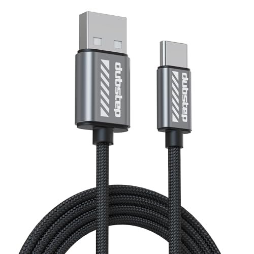 Dubstep Blaze Flash 50W USB Type C Nylon Braided Cable 3.5 A 1.25m Supports All Fast Charging Technologies (Compatible with Mobile, Tablet, Laptop, Speakers, Grey, One Cable)