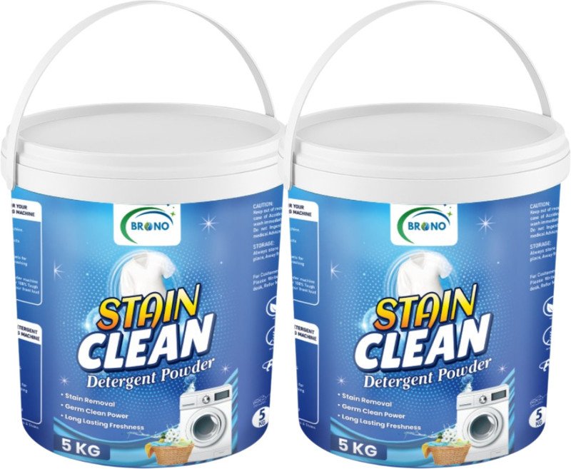 Brono Color Protection, Detergent Powder for Top & Front Load Detergent Powder(10 kg)