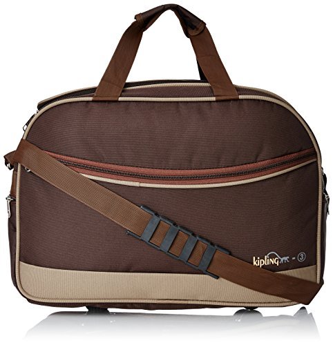 Kuber Industries Fabric 55 cms Brown Travel Duffle (KI19133)