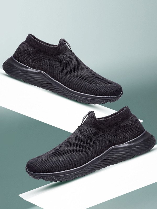 asian 01 Casual,Slipon,Stylish Walking Shoes For Men(Black , 7)