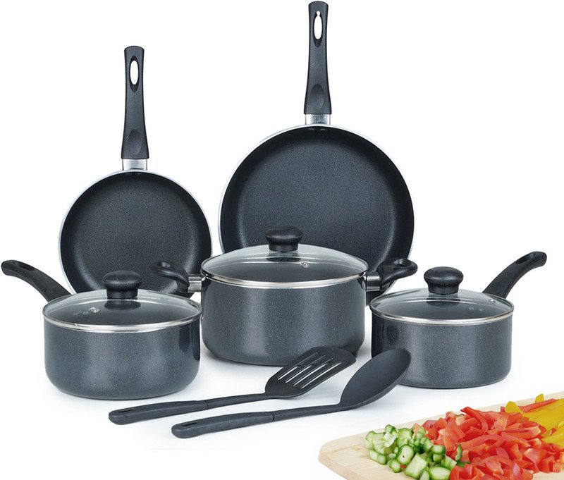 Kreme 5pcs Set Combo Non-Stick Coated Cookware Set(Aluminium, 7 – Piece)