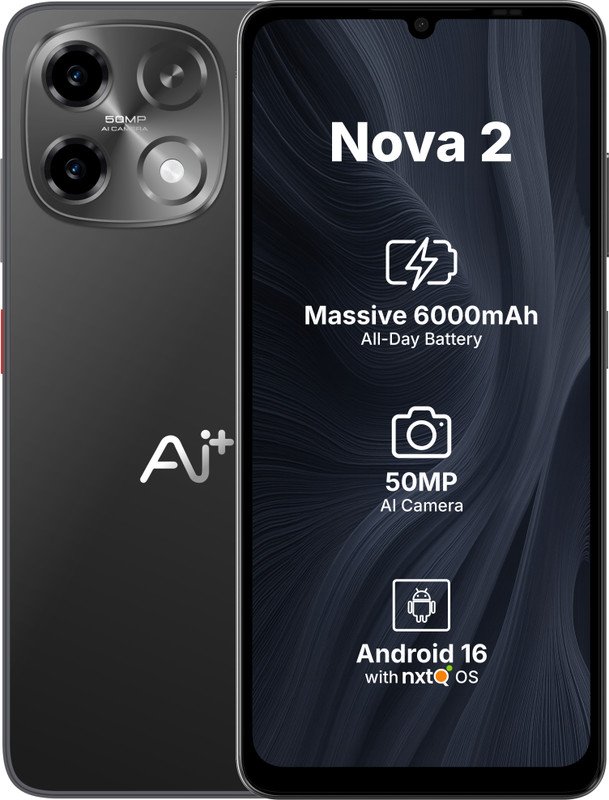 Ai+ Nova 2 5G (Black, 64 GB)(4 GB RAM)