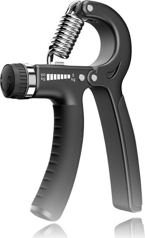 Battlestar Adjustable Hand Grip Strengthener for Men & Women Home Workout Equipment Hand Grip/Fitness Grip(Black)