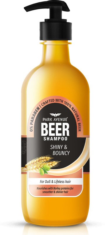 PARK AVENUE Beer Shampoo Shiny and Bouncy(650 ml)