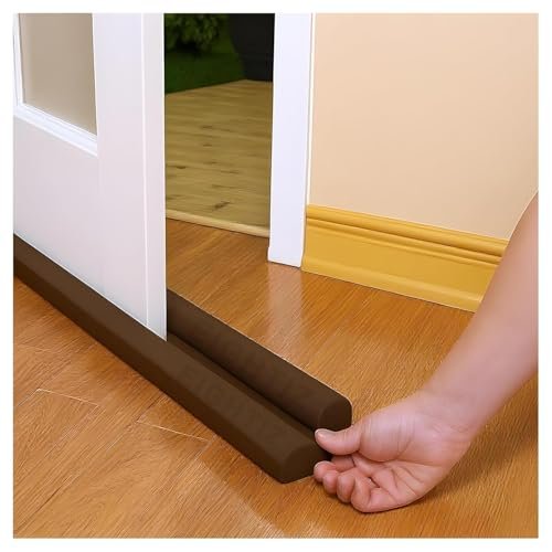 KEYKIN Door Bottom Sealing Strip Guard for Home | Door Stoppers | Door Seal | Door Closers | Sound-Proof Reduce Noise Energy Saving Weather Stripping |Outdoor Waterproof – Brown,(Pack of 1)
