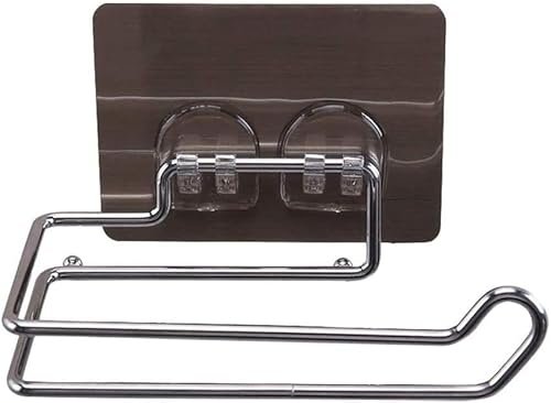 STELLIX Stainless Steel No Drill Self Adhesive Wall Mount Tissue Paper or Toilet Paper and Towel Holder for Bathroom | Toilet |Home | Kitchen |(Pack of 3 Pcs)