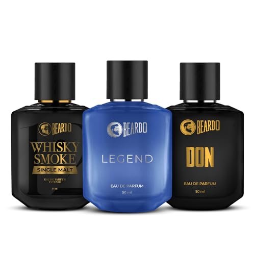 BEARDO Thug Life Edp Combo Whisky Smoke Single Malt, Don & Legend Perfuem for Men (50mlx3) | Long Lasting Perfume For Men | Premium Strong & Long Lasting Fragrance | Gift for Men | Gift for Husband