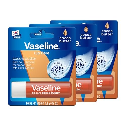 Vaseline Lip Care Aloe Vera Lip Balm Stick 4.8g (Pack of 3)