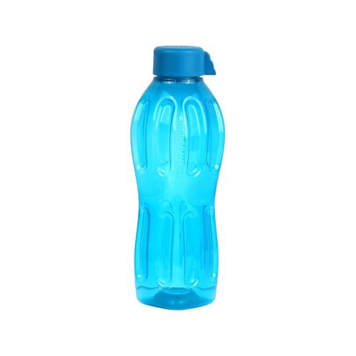 Signoraware Aqua Fresh BPA Free Plastic Bottle | Airtight & LeakProof | Freezer & Dishwasher safe | Ideal for School, Office, Gym & Outdoor Use | Best for Storing Cold beverages (1Ltr | Blue)