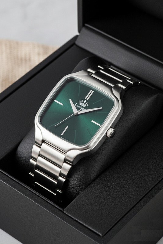 LIMESTONE NEW DESIGNER SQUARE DIAL QUARTZ Analog Watch  – For Men