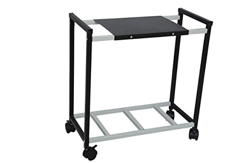 Lepose Inverter Trolley for Home Trolly, Inverter with Battery Trolly, Inverter Battery Trolly, Inverter Stand for Home, Inverter Trolley, Metal Inverter Trolly (Black)