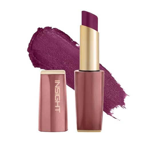 INSIGHT Pure Matte Lipstick – Power Move| High Pigment, Long Lasting Smooth Matte Finish | Enriched with Vitamin E & Coconut Oil – 3.3 g