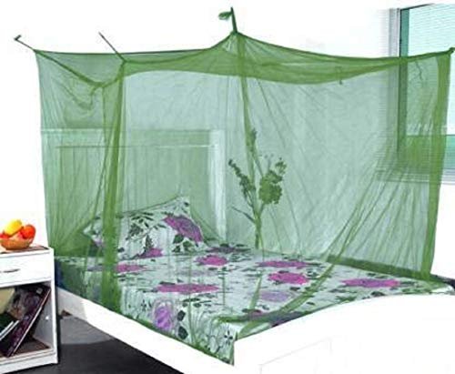Divayanshi Mosquito Net Olive Polycotton 3×6.5 Insect Protection Net